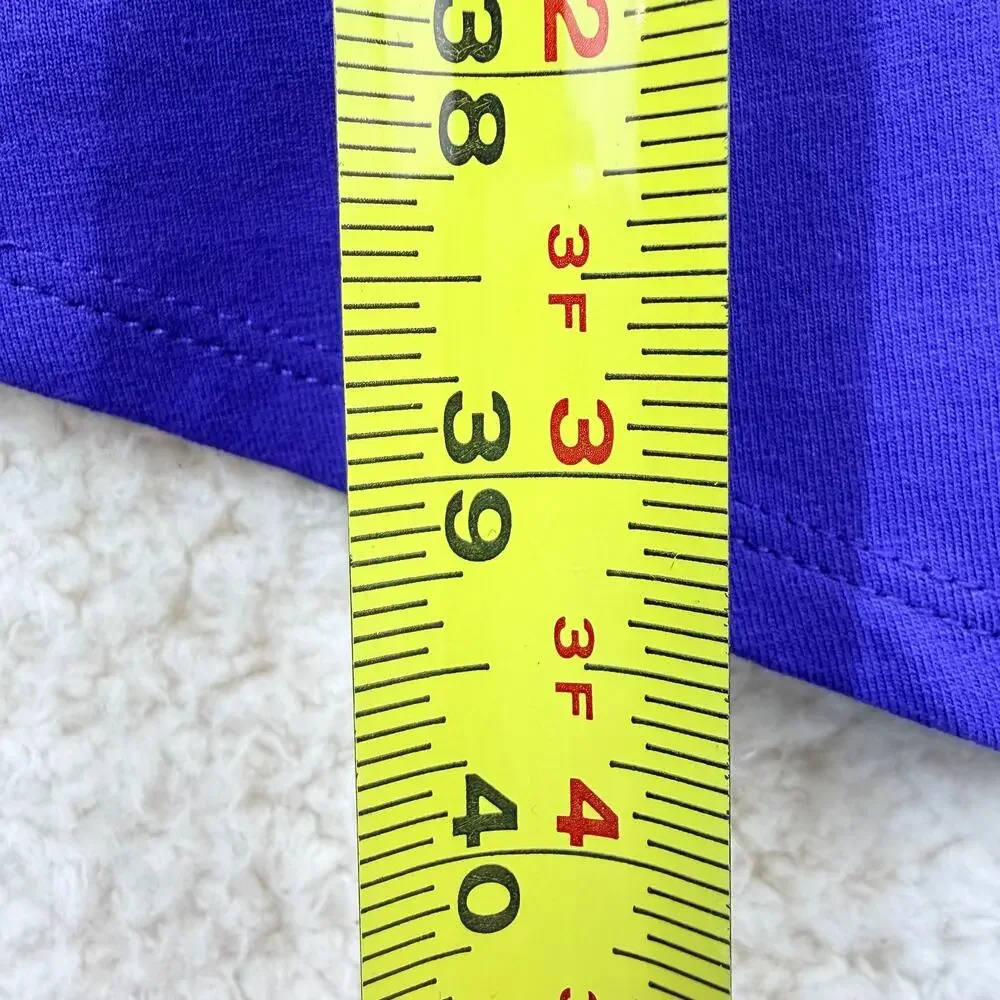 Maggie’s Organics Purple Sleeveless V-Neck Panel Dress M Organic Cotton Casual - Picture 7 of 10